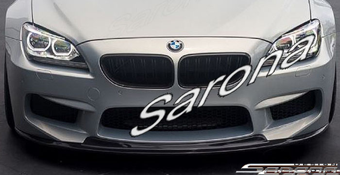 Custom BMW 6 Series  Coupe, Convertible & Sedan Front Add-on Lip (2012 - 2019) - $390.00 (Part #BM-043-FA)